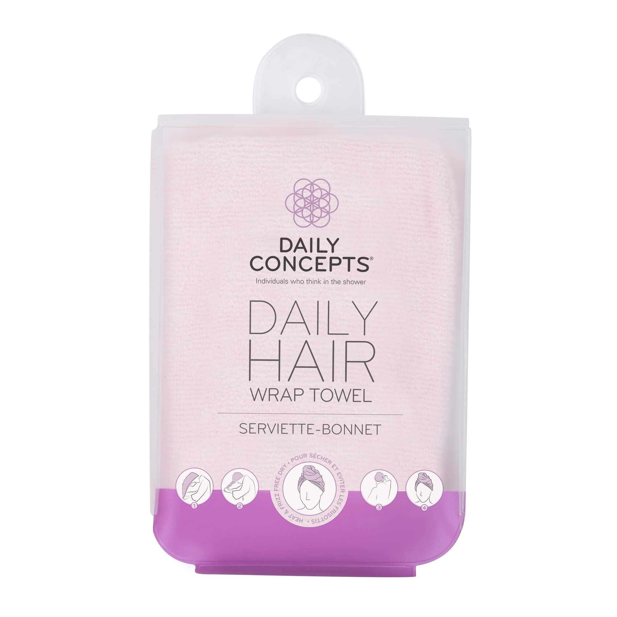 Daily Hair Towel Wrap by Daily Concepts luxury Spa goods