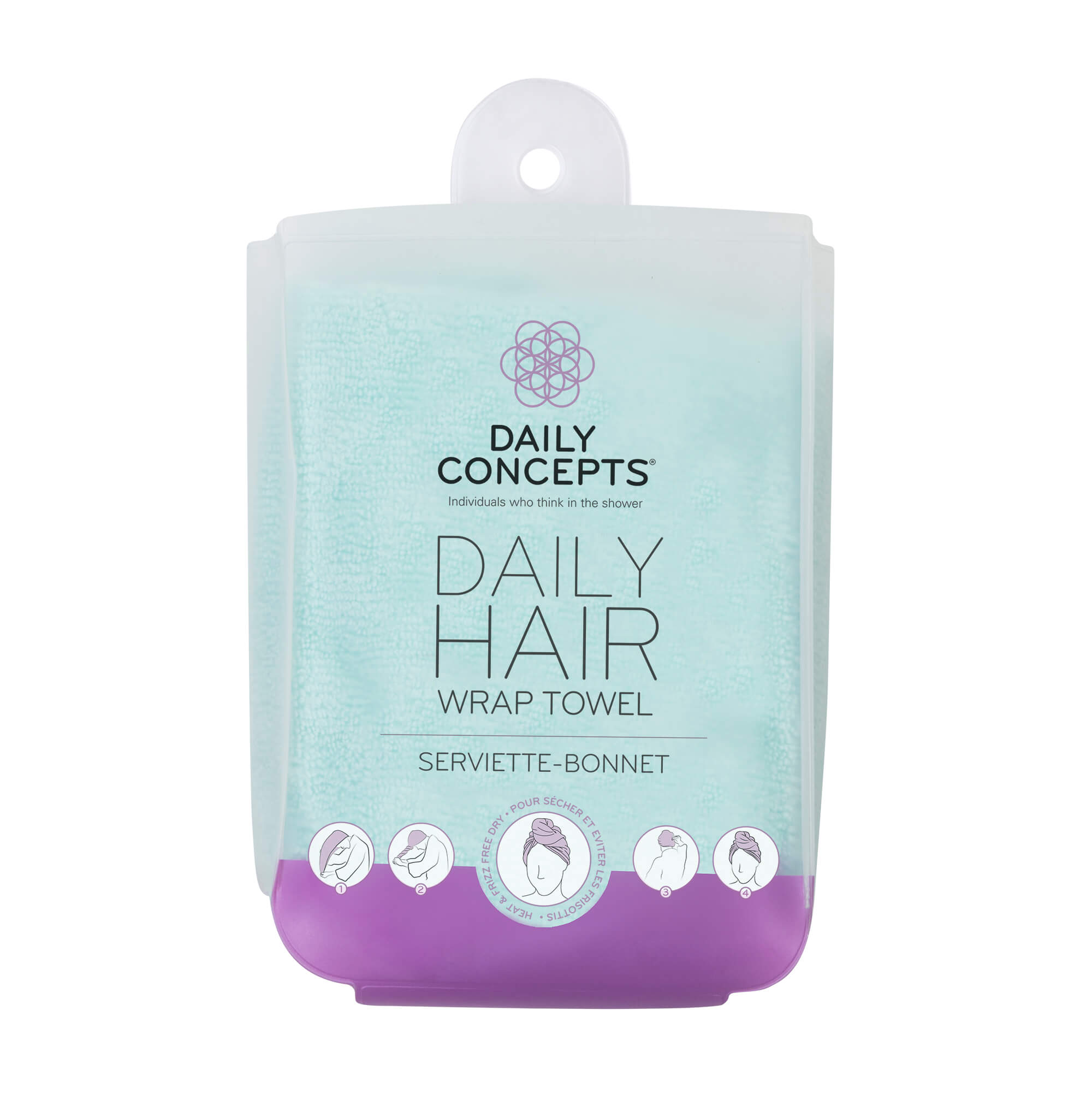 Daily Hair Towel Wrap by Daily Concepts luxury Spa goods
