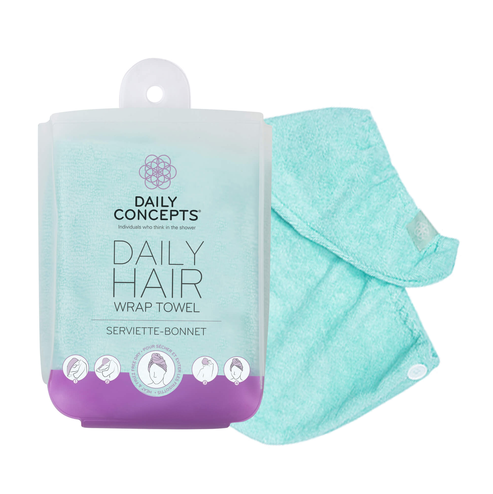 Daily Hair Towel Wrap by Daily Concepts luxury Spa goods