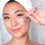 Daily Rose Quartz Facial Roller Daily Concepts Luxury Spa Goods