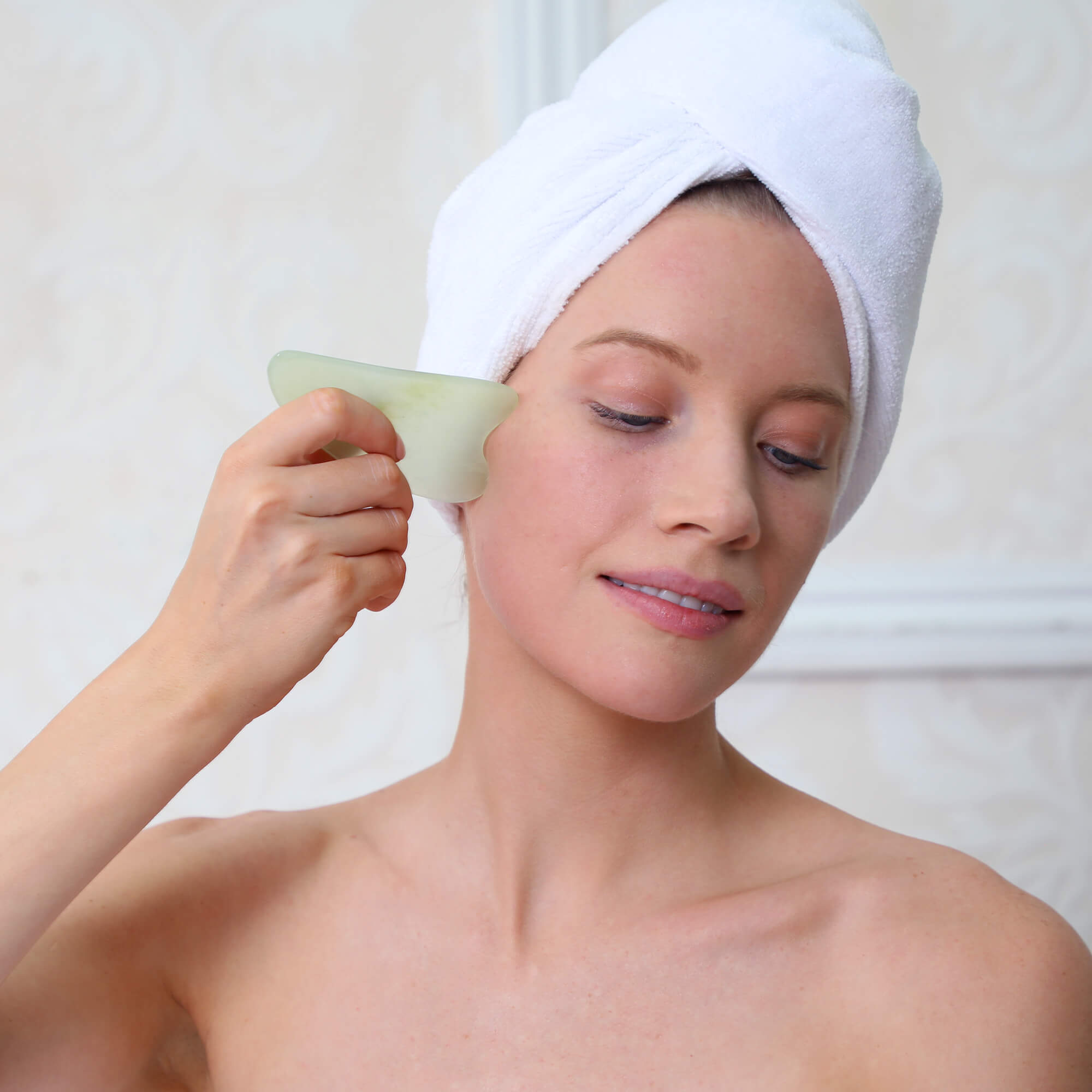 Jade Gua Sha Facial Tool Daily Concepts Luxury Spa Goods