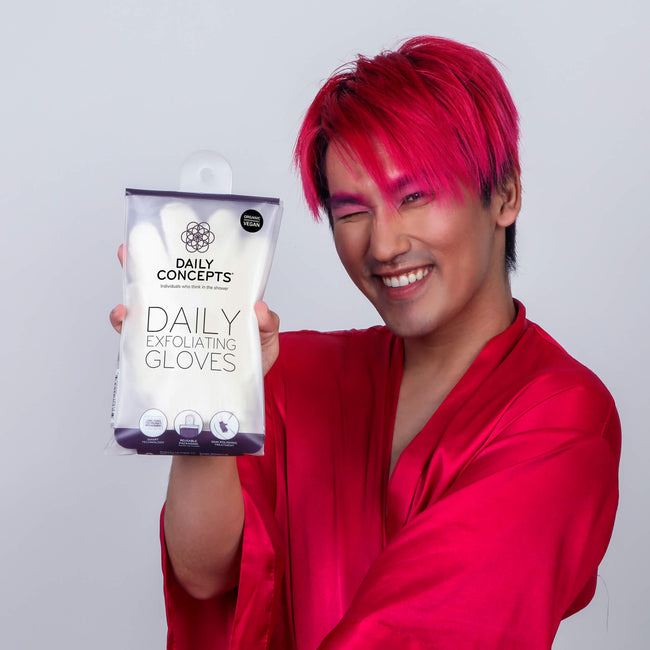 Daily Exfoliating Gloves by Daily Concepts luxury Spa goods