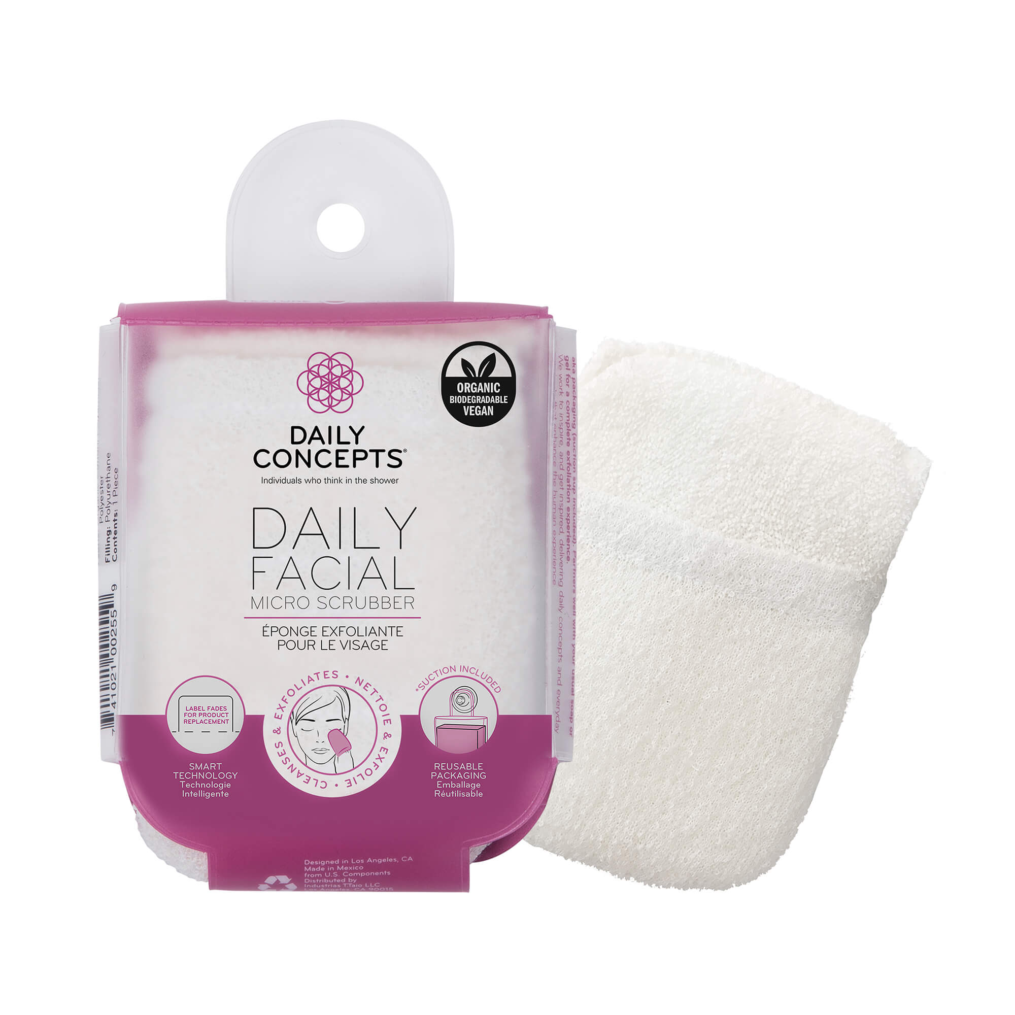 Daily Facial Micro Scrubber by Daily Concepts luxury Spa goods