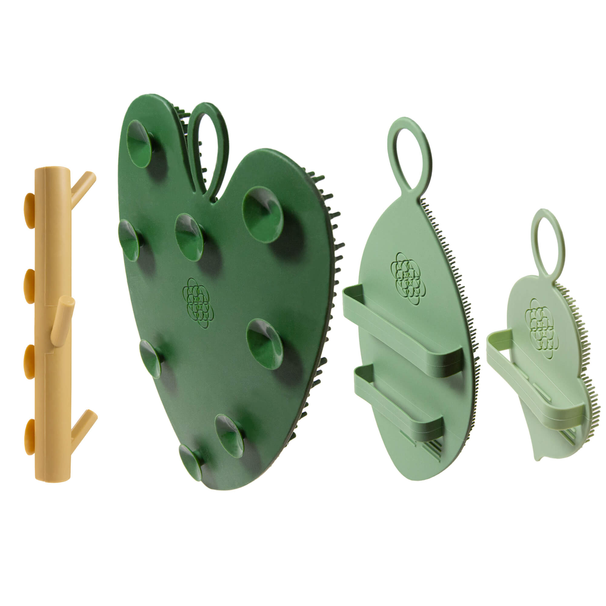 Daily Leaves of Life Silicone Scrubber Set by Daily Concepts