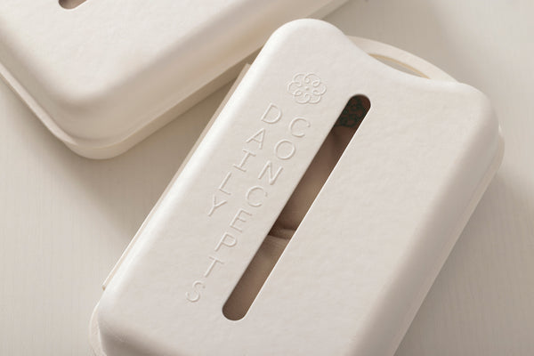Sugar Cane Pulp Box with Daily Concepts logo