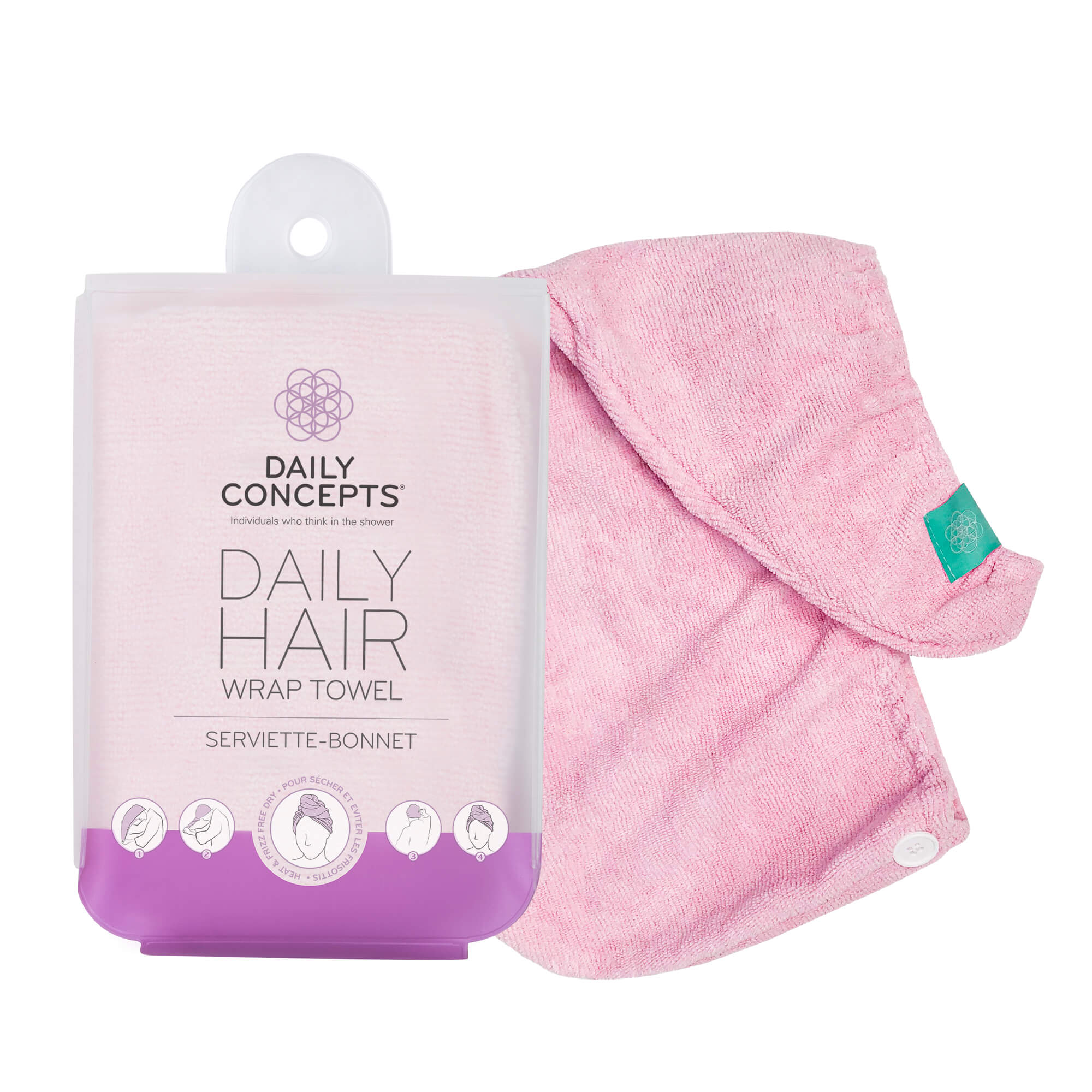 Daily Hair Towel Wrap by Daily Concepts luxury Spa goods – DAILY