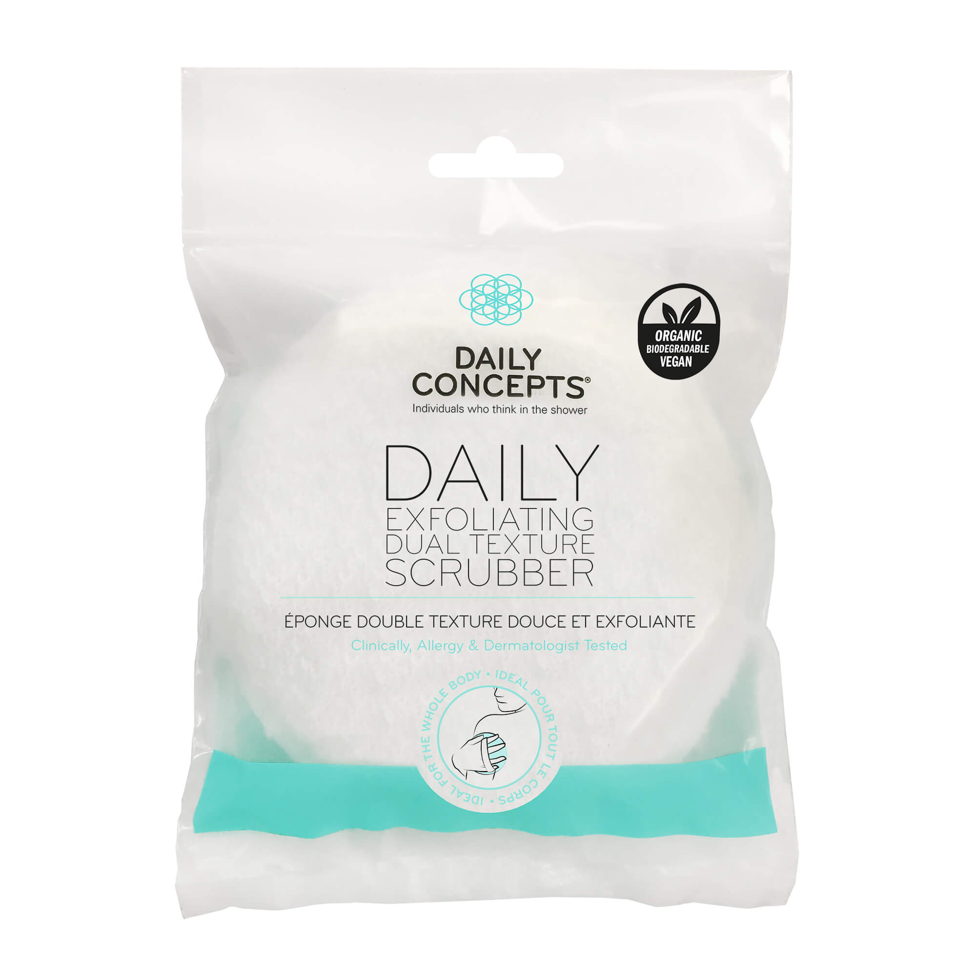 Daily Exfoliating Body Scrubber by Daily Concepts luxury Spa goods
