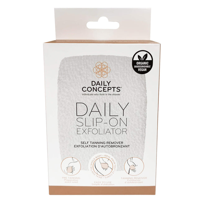 Daily Slip-On Exfoliator by Daily Concepts luxury Spa goods