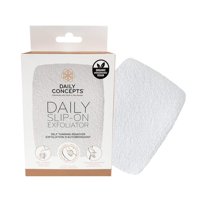 Daily Slip-On Exfoliator by Daily Concepts luxury Spa goods