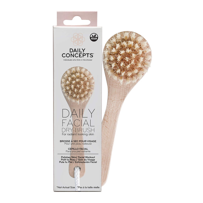 Daily Facial Dry Brush by Daily Concepts - luxury Spa goods