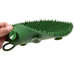 Daily Leaves of Life Feet Silicone Scrubber by Daily Concepts  - Lifestyle image