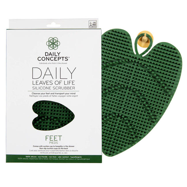 Daily Leaves of Life Body Silicone Scrubber by Daily Concepts 